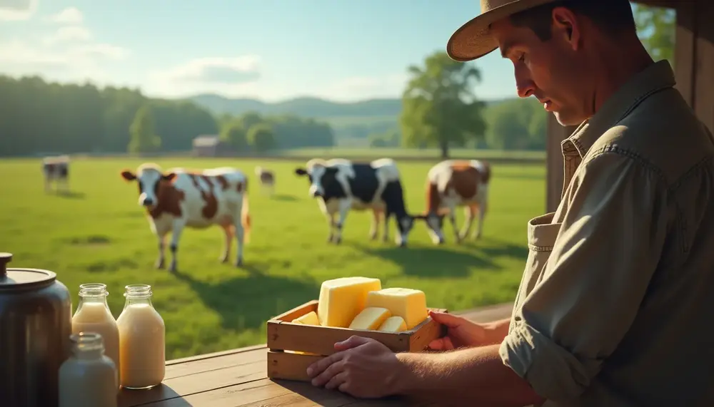 Butterpreise fallen dramatisch: Milchbauern in wirtschaftlicher Notlage