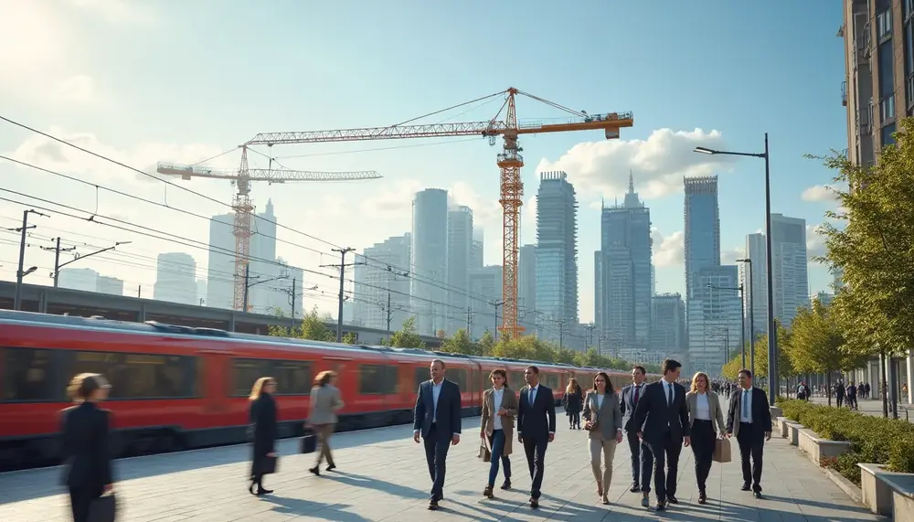 Deutsche Wirtschaft wächst stärker, Arbeitsmarkt stabilisiert sich, Bahn investiert in Infrastruktur
