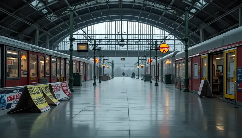 Verdi-Streik in Frankfurt: Stillstand im Nahverkehr und Proteste für höhere Löhne